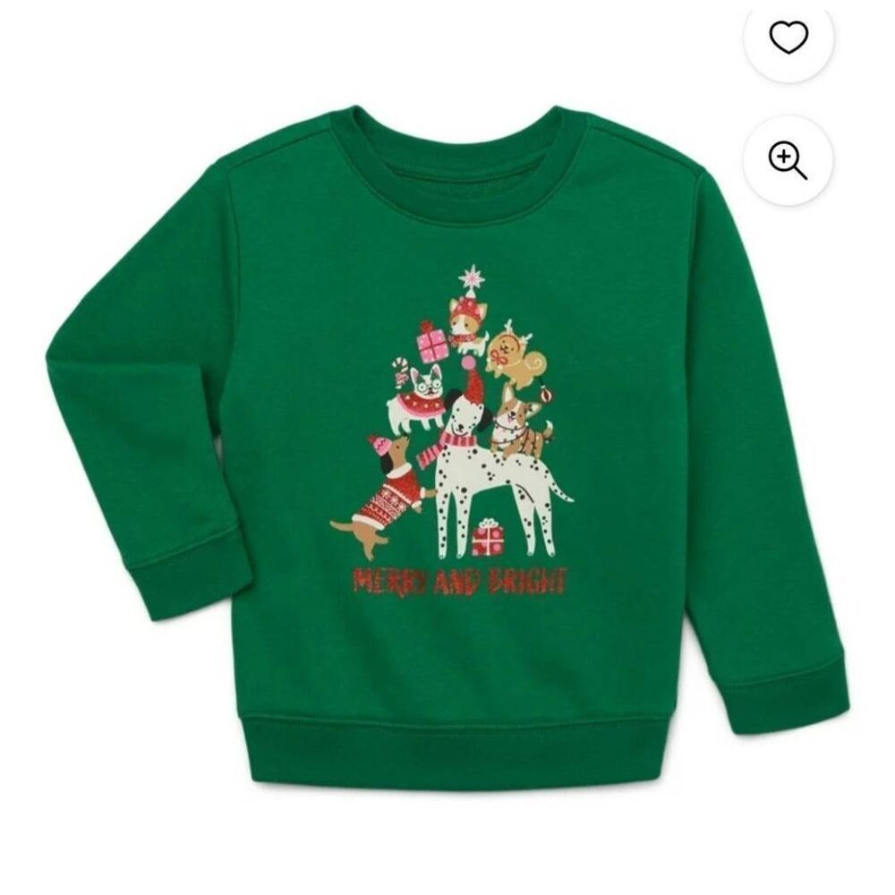 NWT HOLIDAY TIME TODDLER SWEATSHIRT